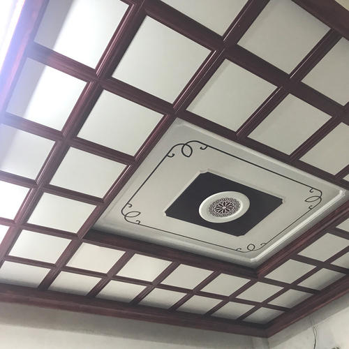 客廳鋁扣板吊頂造型圖-帶鋁扣板一級(jí)吊頂效果圖來參賽